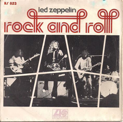 Led Zeppelin – Rock And Roll – Vinyl (7", 45 RPM, Single), 1972 ...