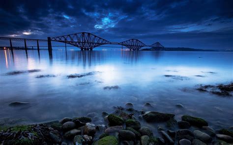 Scotland The Forth Bridge Landscape Mac Wallpaper Download ...