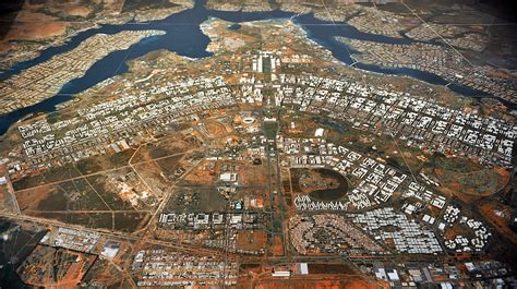 Aerial View Brasilia Brazil Capital City Landscape Distrito Bras Lia