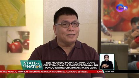 Rep Prospero Pichay Jr Hinatulang Guilty Kaugnay Sa Maling Paghawak