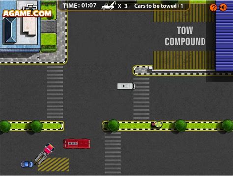 American Tow Truck - Funny Car Games