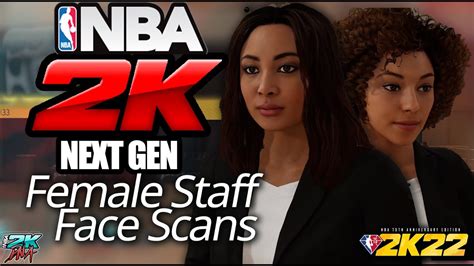 Nba K Next Gen Mystaff All Female Staff Face Scan Options Ps