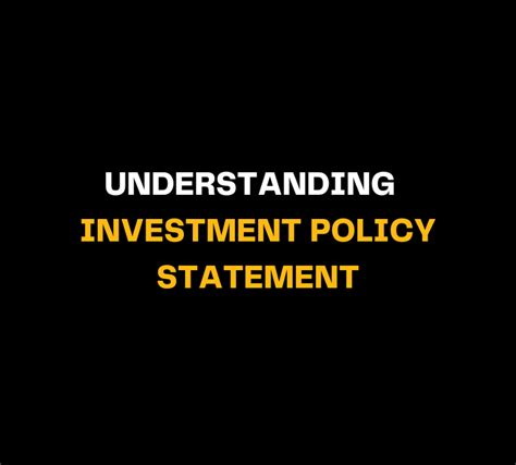 Understanding Investment Policy Statement Ips Asset Vantage