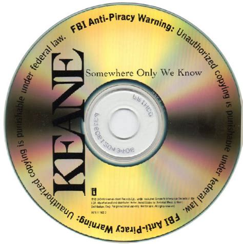 Keane - Somewhere Only We Know (2004, CDr) | Discogs