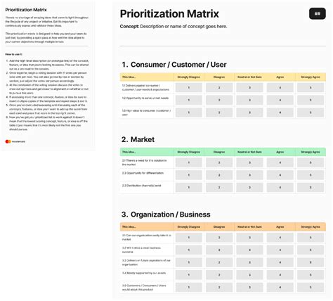 Prioritization Matrix Figma