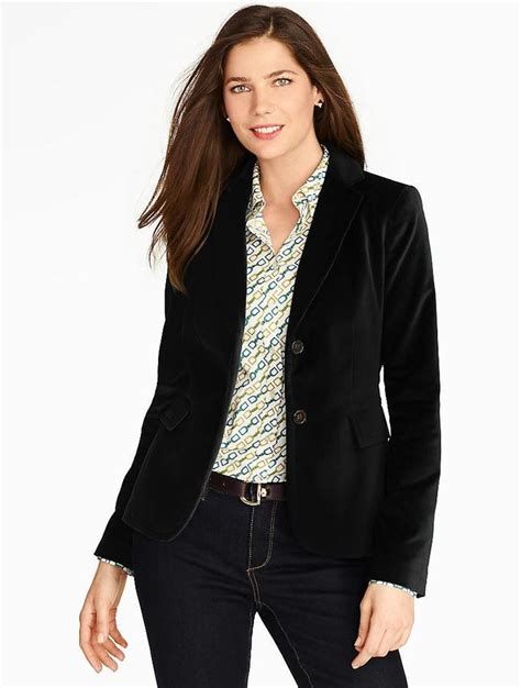 Talbots Winter Velvet Blazer 149 Talbots Lookastic