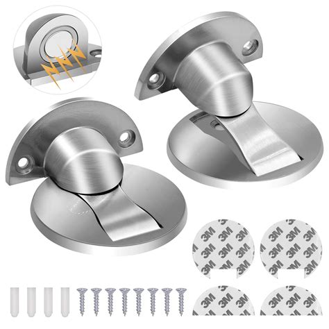 Buy Magnetic Door Stop Pack Stainless Steel Floor Magnetic Door