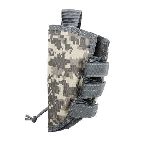 Tactical Military Rifle Butt Stock Cheek Rest Shell Ammo Pouch Bag Shotgun New Ebay