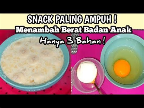 Snack Mpasi Bb Booster Bayi Bulan Ke Atas Hanya Bahan Youtube