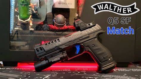 Steel Frame Striker Fire King Walther Q5 Match SF Pro Review 4k