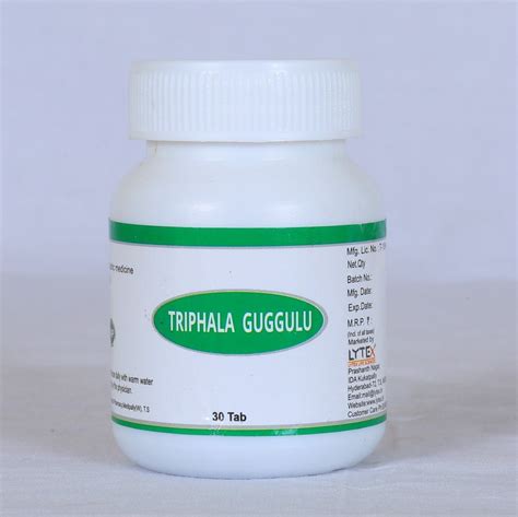 Triphala Guggulu 60tabs At Rs 140 Bottle Triphala Guggul Tablet In