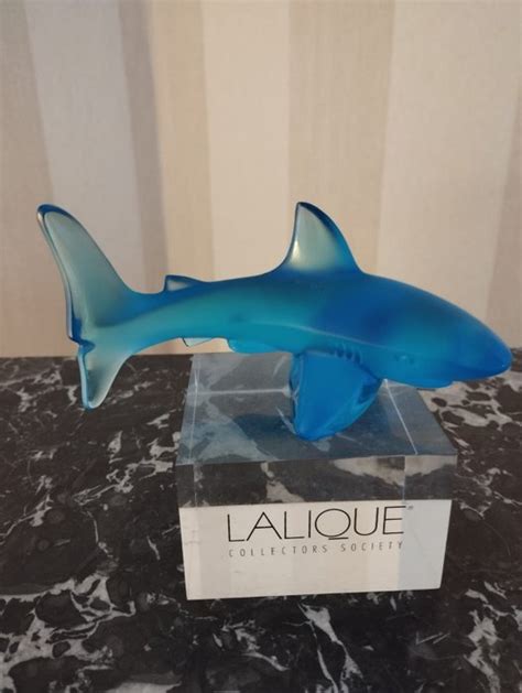 Marie Claude Lalique Lalique Shark Figure 1 Crystal Catawiki