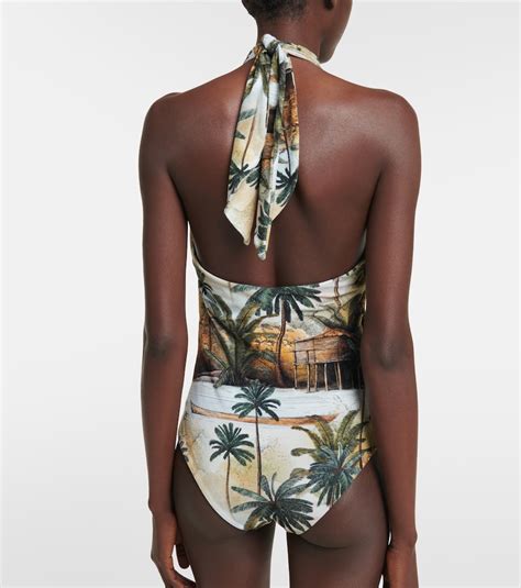 Johanna Ortiz Hidden Paradise One Piece Swimsuit In Caribe Modesens