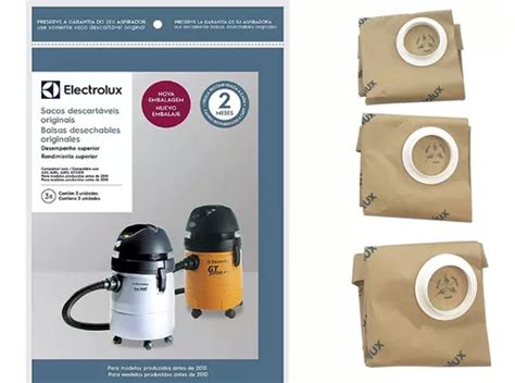 Kit Sacos De Po Para Aspirador Electrolux Gt A Cse Mercadolivre