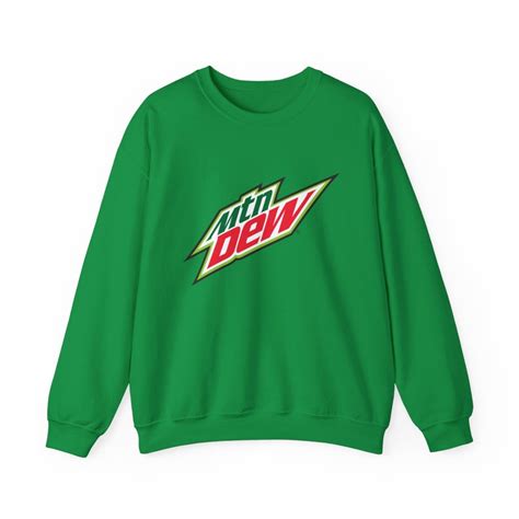 Mtn Dew Sweatshirt Mountain Dew Code Red Soda Drink Mountain Dew