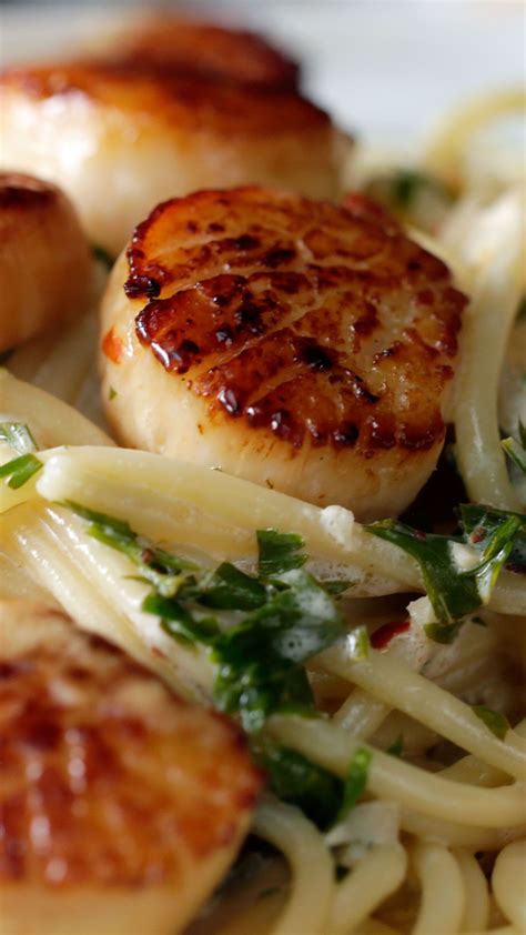 Lemon Garlic Butter Scallops Recipe In 2019 Pasta Makes Perfect