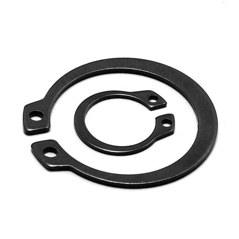 Black Oxide Coating Retaining Rings For Shafts DIN471 DIN 471 65mn