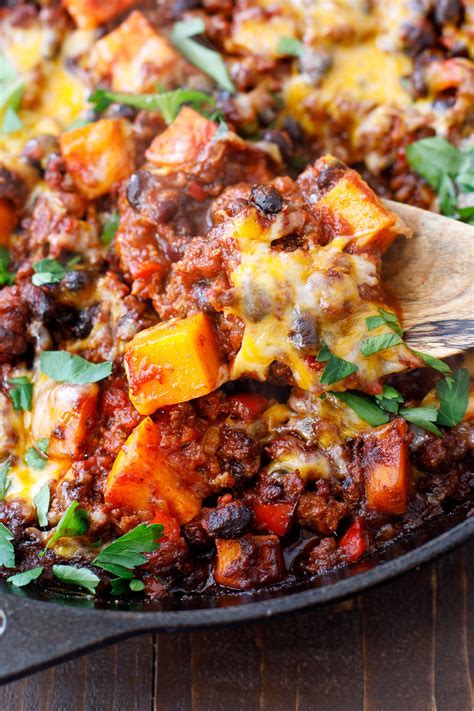 Sweet Potato Chili Casserole Recipe Dont Miss This Easy Skillet Dinner Recipe Sweet