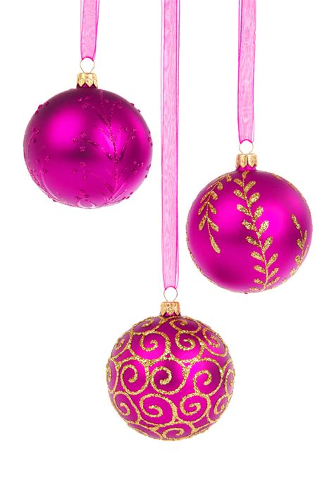 Pink Christmas Baubles Free Stock Photo Public Domain Pictures