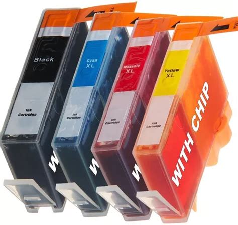 Kit De Cartuchos Hp Xl Gen Ricos Incluye Los Colores Cuotas