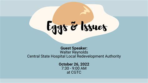 Eggs Issues Walter Reynolds Milledgeville Baldwin County Chamber