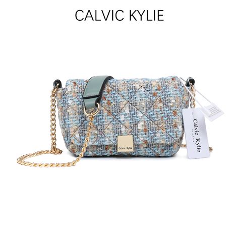 Jual CALVIC KYLIE Tas Wanita Sling Bag Tas Selempang Rantai Pendek Tas