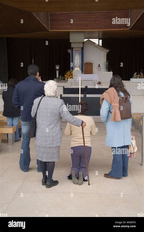 Fatima Portugal Religiosa Peregrino En Este Famoso Lugar De