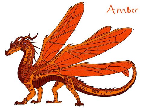 Heres My Oc Amber The Leafwinghivewing Hybrid Rwingsoffire