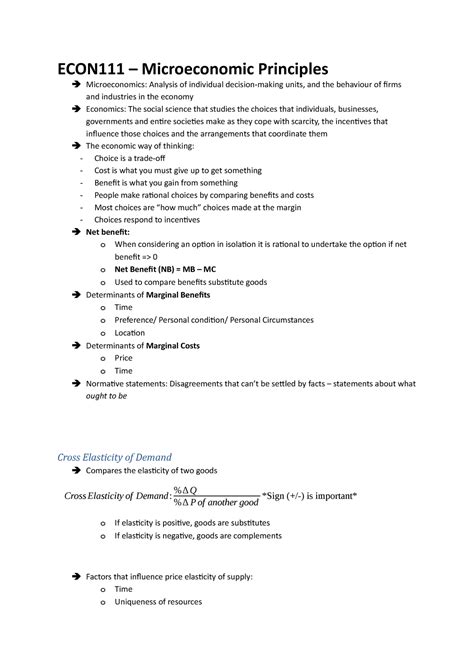 Econ Copy Econ Microeconomic Principles Microeconomics