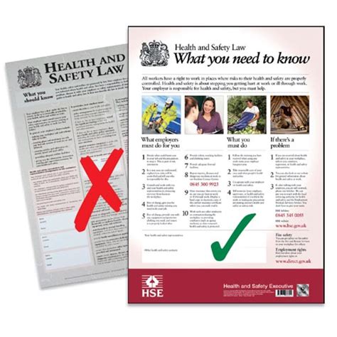 Hse Law Poster Safety Signs 4 Less