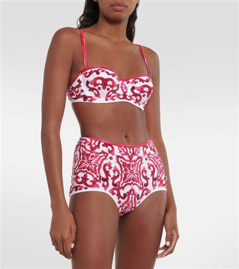 Dolce Gabbana Majolica Bikini Set Dolce Gabbana