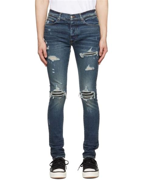 Amiri Denim Mx1 Jeans In Blue For Men Lyst Uk