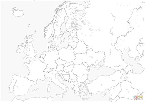 Политическая карта европы распечатать а4 в хорошем качестве