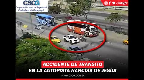 Accidente De Tr Nsito En La Autopista Narcisa De Jes S Youtube