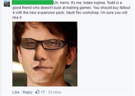 Kojima Howard Toddposting Know Your Meme