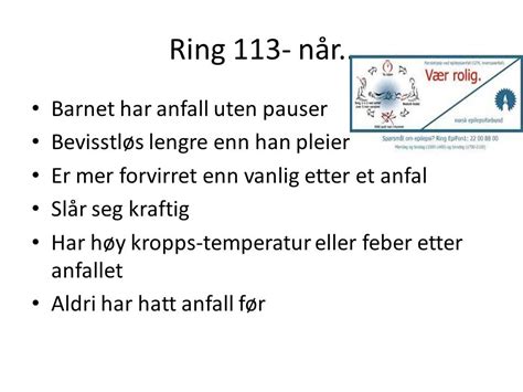 Epilepsi Hos Barnehage Og Skolebarn Ppt Laste Ned