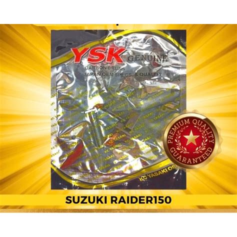 Ysk Carbon Brush For Suzuki Raider150 M3 Mio I 125 Xrm Shopee Philippines