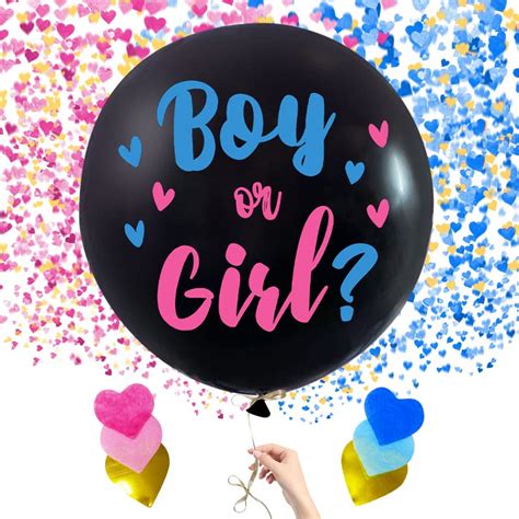 Buy 5Pc Premium Jumbo 36 Inch Baby Gender Reveal Balloon Kit Big