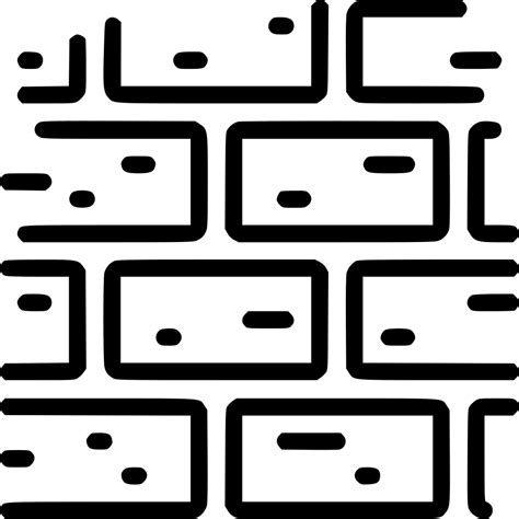 Download Stencil Svg Brick Wall Brick Clipart Png Download Pikpng