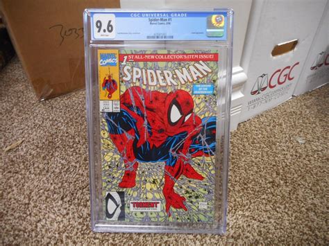 Mavin Spiderman 1 Cgc 9 6 Marvel 1990 Todd McFarlane Cover Story Art