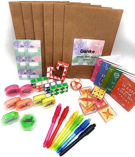 Kindergeburtstag Gastgeschenk Komplett Set Geschenkset 3 12 Kinder