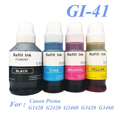 Sky Quality Premium Ink For Gi41 Gi 41 For Canon Pixma G1420 G2420