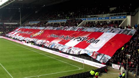 PSV De Graafschap 4 1 Opkomst Spelers Sfeeractie YouTube