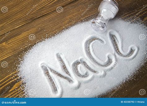 Sodium Chloride Salt Stock Photo Image Of Healthy 42230792