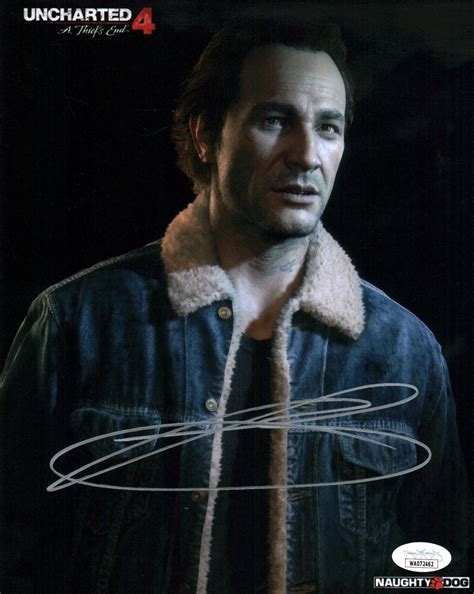 Troy Baker Uncharted 8x10 Signed Photo JSA COA Certified Autograph