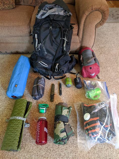 A Backpacking Gear List | IUCN Water