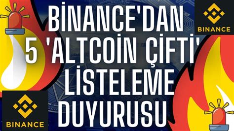 Binance Den Altcoin Ifti Listeleme Duyurusu Geldi Borsa Kripto