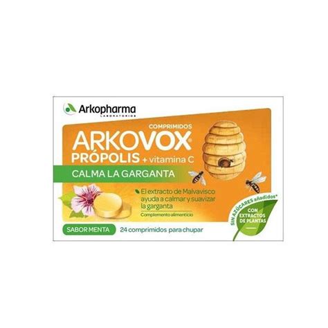 Arkovox Própolis Vitamina C Sabor Miel Limón 24 Comprimidos Farmacia