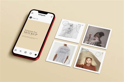 Instagram Post Mockup Vol 4