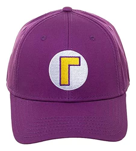 Gorro Super Mario Bros Waluigi P Rpura Cosplay Hombre Meses Sin Inter S